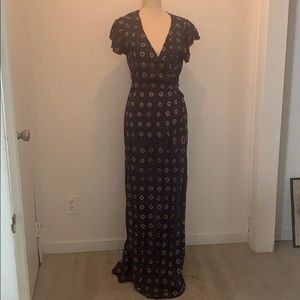 WORN ONCE: Handmade wrap dress from Morocco